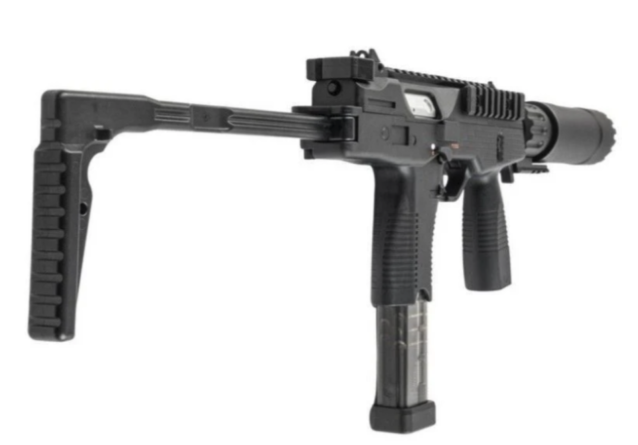 Maruyama MP-IX / MP9 DX Gas Blowback SMG with Silencer (TEST PRODUCT) - SMG Airsoft Rifles - view 4