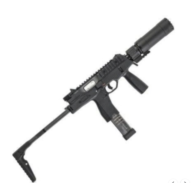 Maruyama MP-IX / MP9 DX Gas Blowback SMG with Silencer (TEST PRODUCT) - SMG Airsoft Rifles - view 2