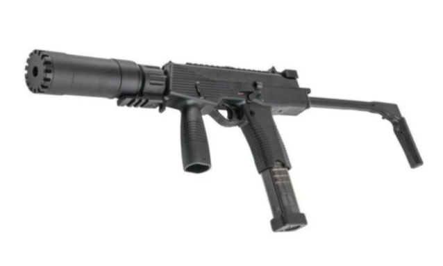 Maruyama MP-IX / MP9 DX Gas Blowback SMG with Silencer (TEST PRODUCT) - SMG Airsoft Rifles - view 3