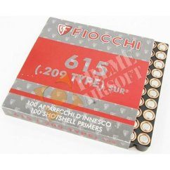 Fiocchi 615 pack of 100 6mm 209 primers ( 10 packs ) 1000 bangs