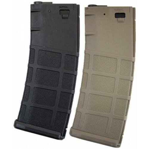 Nuprol n-mag high cap mag 350rnd for m4 black - Airsoft AEG Magazines
