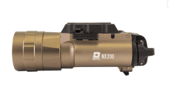 Nuprol nx200 pistol / rifle ris mounted torch tan