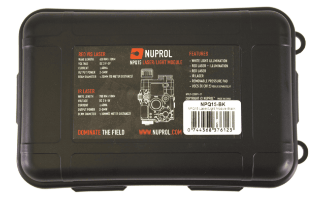 Nuprol npq15 light / red laser box - black q15 - Nuprol - view 3