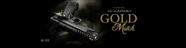 Tokyo marui gold match 5.1 hi capa gas blow back pistol - Airsoft Hi Capa Pistols - view 7