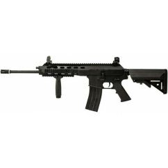 Nuprol delta ak21 m4 aeg airsoft assault rifle black long barrel