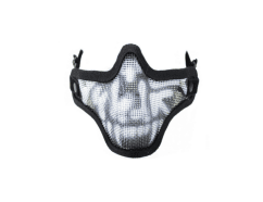 Nuprol skull mesh lower face protection mask black