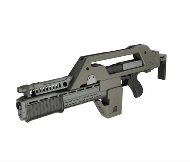 Snow wolf alien pulse aeg electric airsoft rifle green - Airsoft Guns Used In Movies / Games
