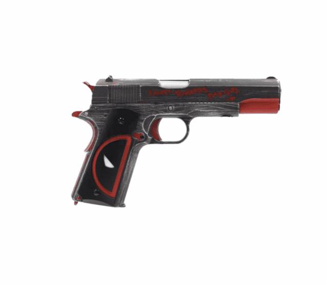 Armorer works deadpool 1911 ne2201 molon labe pistol - Airsoft Guns Used In Movies / Games - view 2
