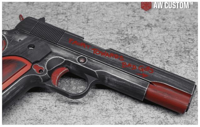 Armorer works deadpool 1911 ne2201 molon labe pistol - Airsoft Guns Used In Movies / Games - view 3