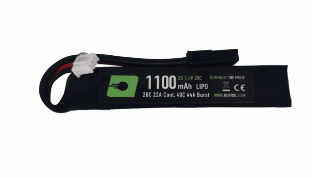 Nuprol 7.4v lipo 1100mah stick battery to tamya - Nuprol