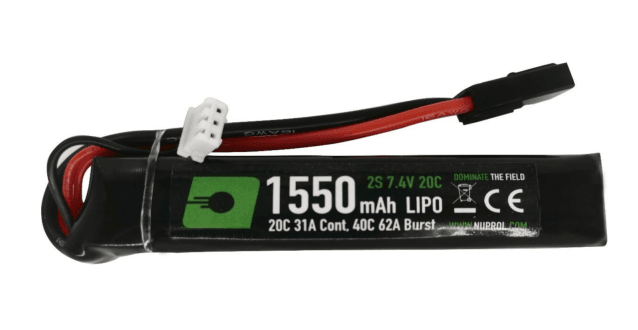 Nuprol 1550mah 7.4v lipo stick - Nuprol