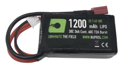 Nuprol power 1200mah lipo 7.4v 30c peq deans