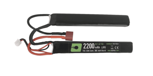 Nuprol power 2200 mah lipo 7.4v 15c nunchuck - deans - Nuprol