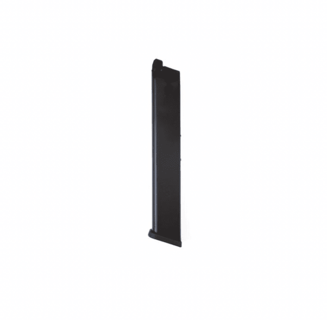 We Glock Series EU17 / EU18 50rnd Extended Black Magazine - Airsoft Pistol Magazines
