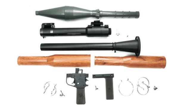 Arrow dynamics rpg-7 rocket launcher (40mm - real wood) - Airsoft Grenade Launchers - view 5