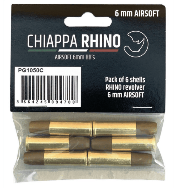 Chiappa 6mm airsoft 50ds/ .357 magnum shells (pack of 6) - Airsoft Revolvers - view 2