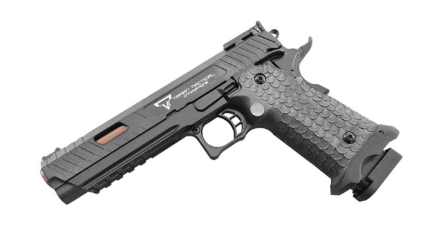 Jag precision x taran tactical licensed jw3 combat master gbb pistol (tti full metal - black) - Airsoft Hi Capa Pistols - view 3