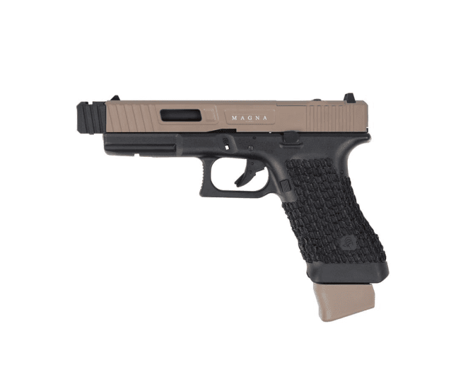 Secutor gladius magna vi tier 2 gas blowback pistol tan - New Airsoft Products