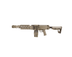 Secutor aquila vii lmg aeg support rifle tan