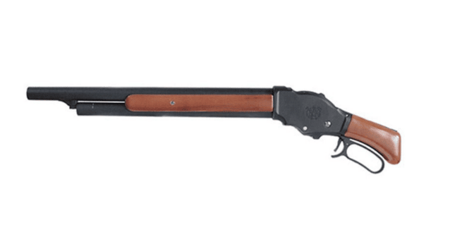 S&t m1887 t2 gas shell ejecting shot gun (real wood) terminator 2 - Airsoft Guns Used In Movies / Games