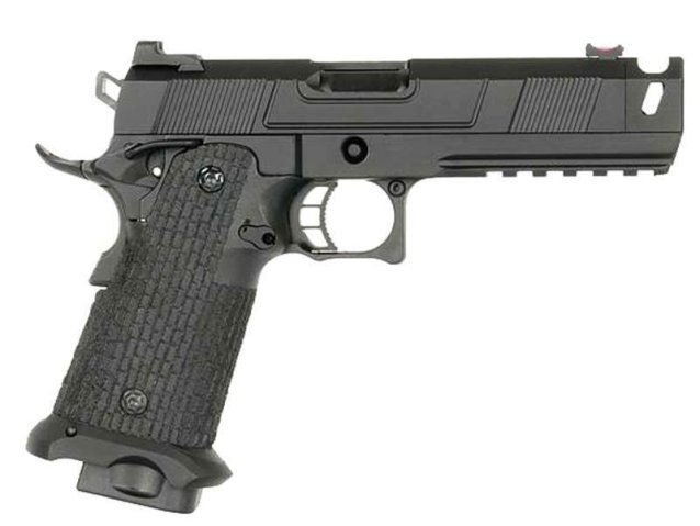 Army custom 5.1 hi-capa with costa compensator (full metal - black - r501) - Airsoft Hi Capa Pistols - view 4