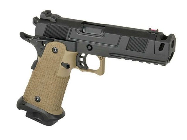 Full metal tan army 5.1 hi-capa with costa compensator - Airsoft Hi Capa Pistols - view 8