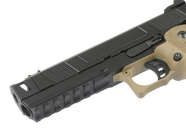 Full metal tan army 5.1 hi-capa with costa compensator - Airsoft Hi Capa Pistols - view 4
