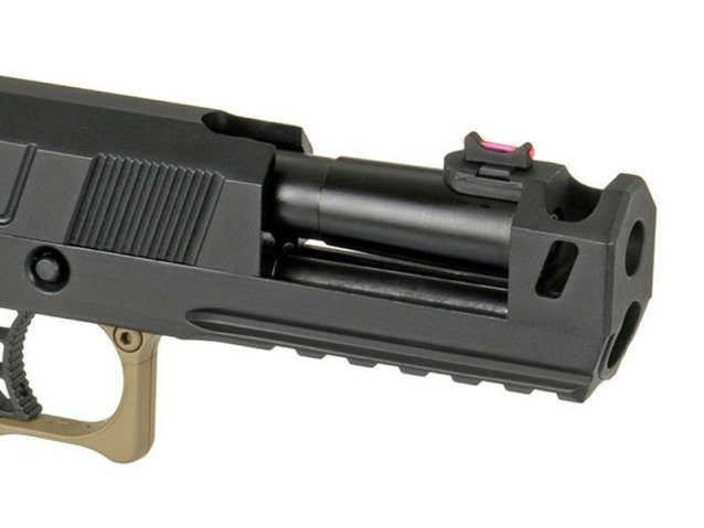 Full metal tan army 5.1 hi-capa with costa compensator - Airsoft Hi Capa Pistols - view 6