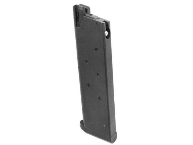 Kwa 1911 mk/mkiv series gas magazine (21 rounds - metal - black) - Airsoft Pistol Magazines