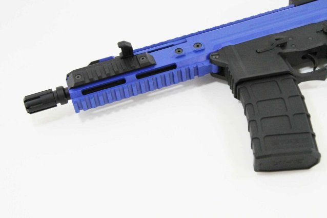 Ghk g5 airsoft gas blowback rifle twotone blue gbb - Two Tone Airsoft Gun - view 2