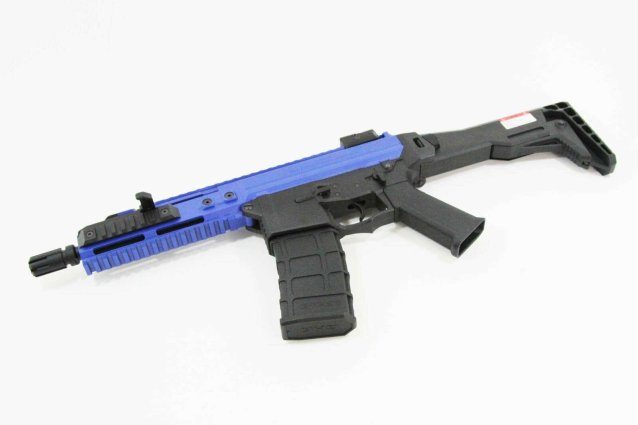 Ghk g5 airsoft gas blowback rifle twotone blue gbb - Two Tone Airsoft Gun