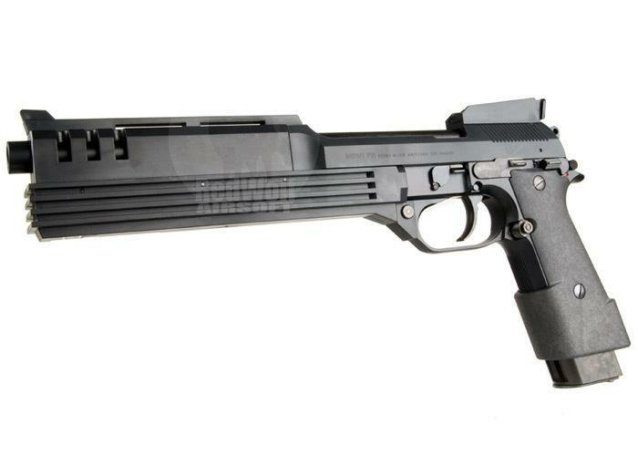Ksc m93r auto-9 c (robocop) gbb pistol (black) CO2 Version - Airsoft Guns Used In Movies / Games