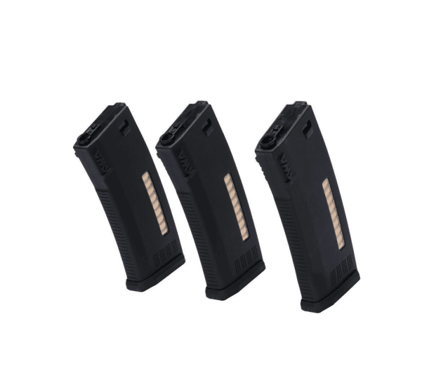Kwa ms120 mid-cap magazine (120 rounds - m4 / m16 - black - 197-04300) - Airsoft AEG Magazines