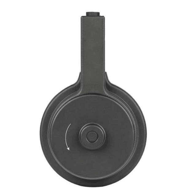 Ares ar style m4/m16 drum winding magazine (2150 rounds - black - mag-043) - Airsoft AEG Magazines - view 2