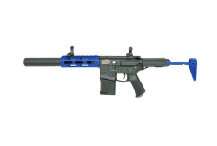 Ares amoeba short honey badger with extended silencer (am-014-bk - blue)