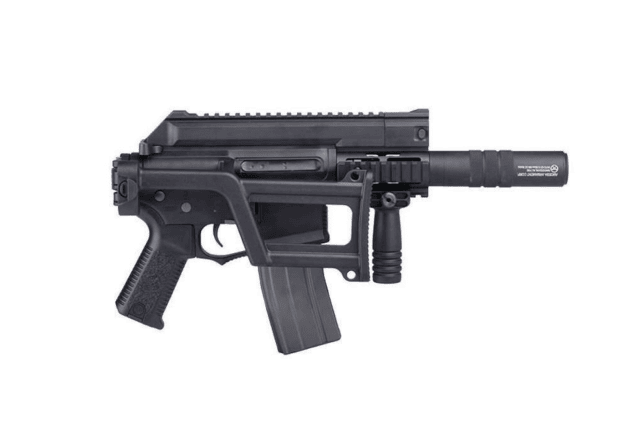 Ares amoeba tactical m4 aeg with silencer (ares-am-006-bk - black) - SMG / CQB Airsoft rifles - view 4