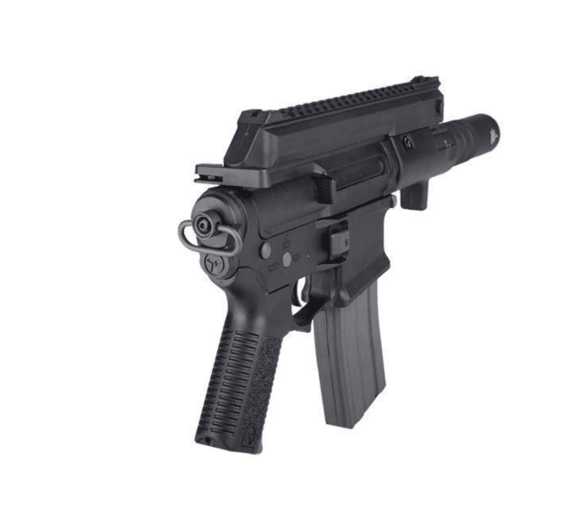 Ares amoeba tactical m4 aeg with silencer (ares-am-004-bk - black) - SMG / CQB Airsoft rifles - view 2