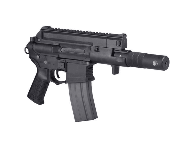 Ares amoeba tactical m4 aeg with silencer (ares-am-004-bk - black) - SMG / CQB Airsoft rifles - view 4