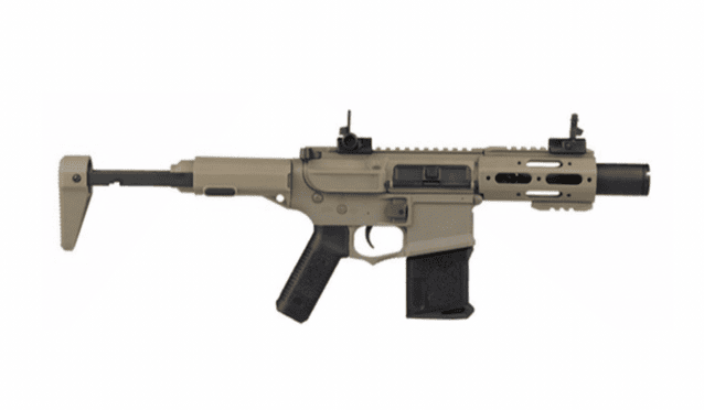 Ares amoeba am-015-de "stubby" badger cqb (efcs) tan - SMG / CQB Airsoft rifles - view 7