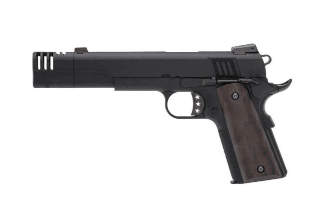 Armorer works custom 1911 with muzzle compensator gbb (aw-ne3102 - black) - Airsoft 1911 Pistols