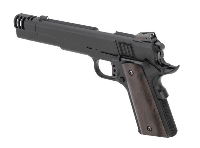 Armorer works custom 1911 with muzzle compensator gbb (aw-ne3102 - black) - Airsoft 1911 Pistols - view 3