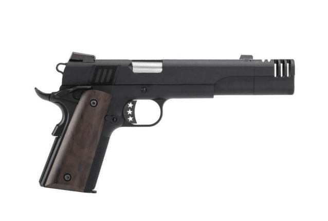 Armorer works custom 1911 with muzzle compensator gbb (aw-ne3102 - black) - Airsoft 1911 Pistols - view 4