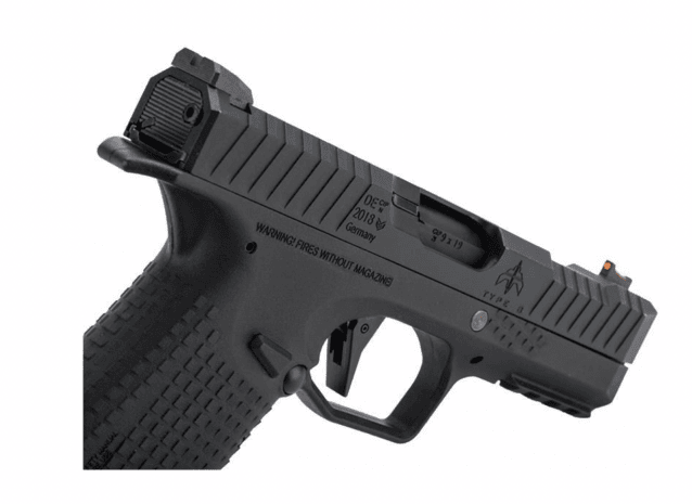 Archon firearms type b gas blowback pistol (emg/armorer works - black - ar-tb0100) - Airsoft 1911 Pistols - view 2