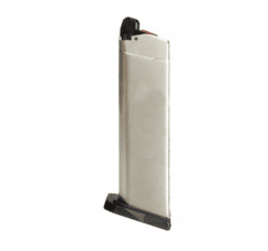 Armorer works custom hex-cut g series gas magazine (aw-vxmg02 - 25 rounds - silver)