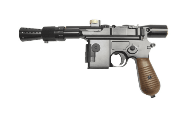 Armorer works - k00001 - m712 *limited edition* hansolo smuggler blaster with scope & flash hider gbbp (full metal) - Airsoft Guns Used In Movies / Games