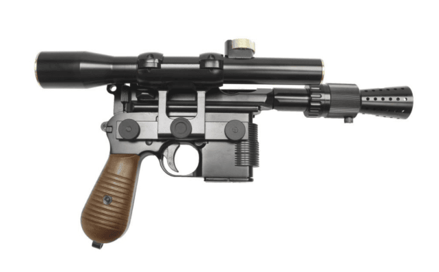 Armorer works - k00001 - m712 *limited edition* hansolo smuggler blaster with scope & flash hider gbbp (full metal) - Airsoft Guns Used In Movies / Games - view 2