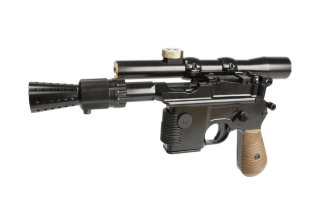 Armorer works - k00001 - m712 *limited edition* hansolo smuggler blaster with scope & flash hider gbbp (full metal) - Airsoft Guns Used In Movies / Games - view 3