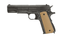Armorer works custom "molon labe" 1911a1 gas blowback pistol (full metal - tan grips)