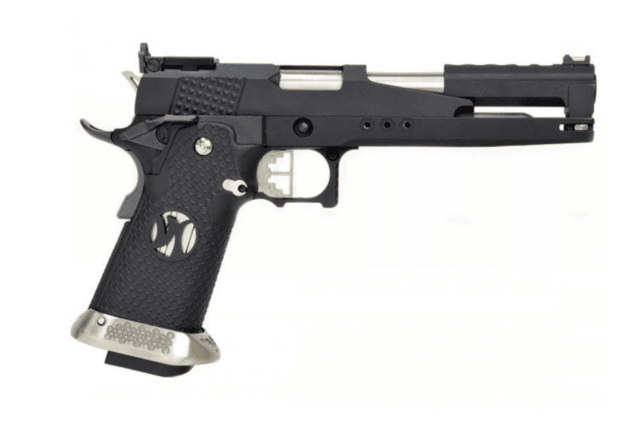 Armorer works custom 'dguns' hi-capa gbbp (dragon black slide - black grips - aw-hx2202) - Airsoft Hi Capa Pistols - view 3
