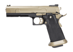 Armorer works custom hi-capa gbbp (split fde slide - black frame - aw-hx1003)